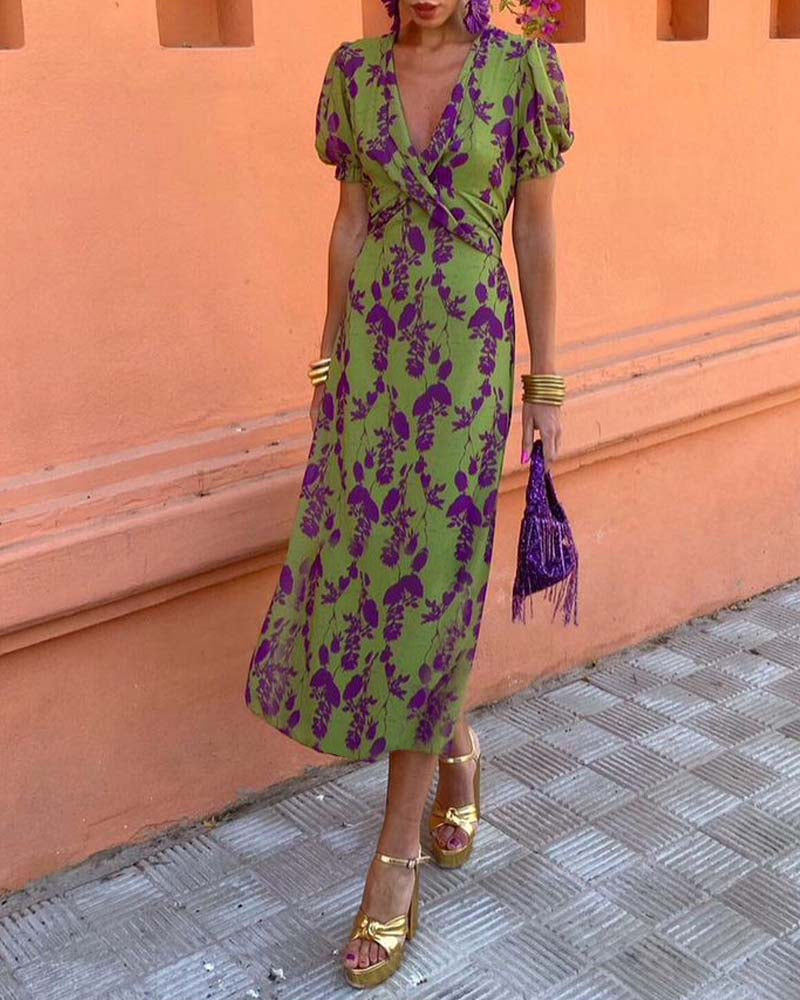Celia - Robe Florale Élégante