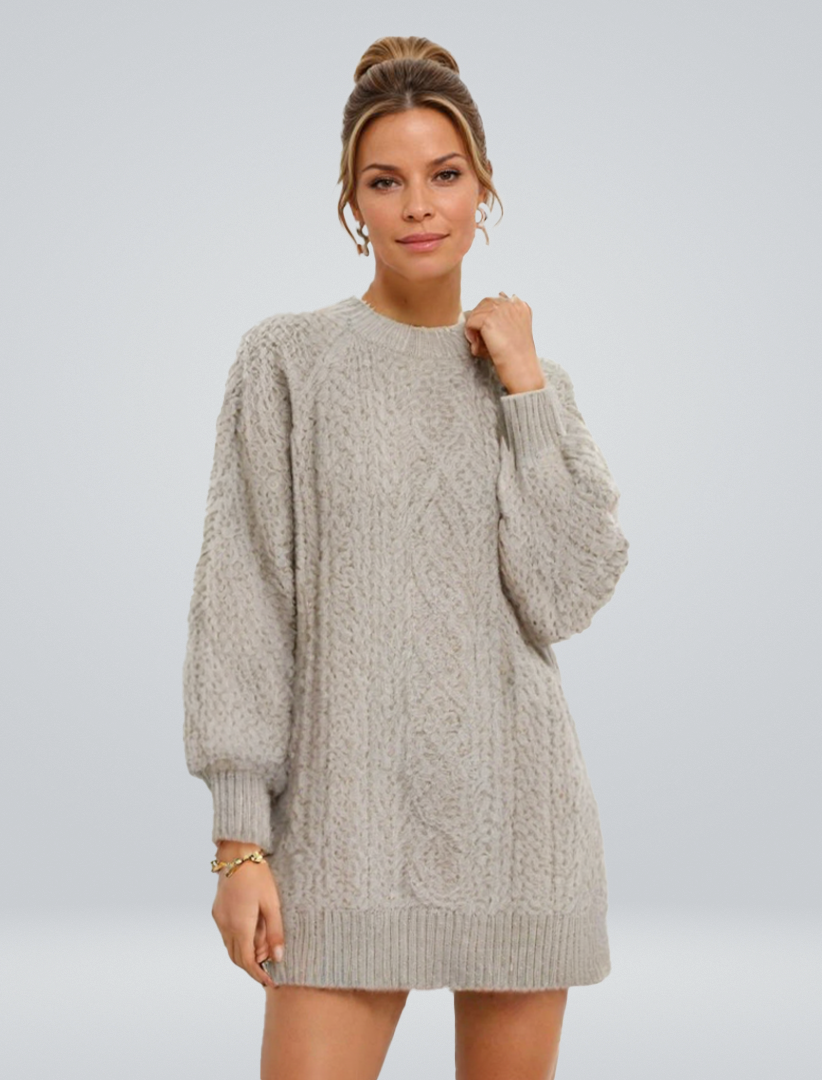 Adèle | Robe Pull en Maille Luxe