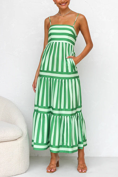Christiane | Robe Maxi Rayée