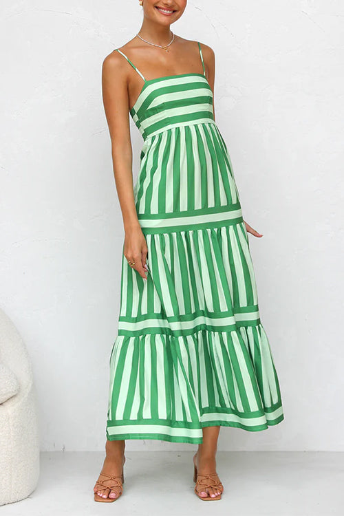 Christiane | Robe Maxi Rayée