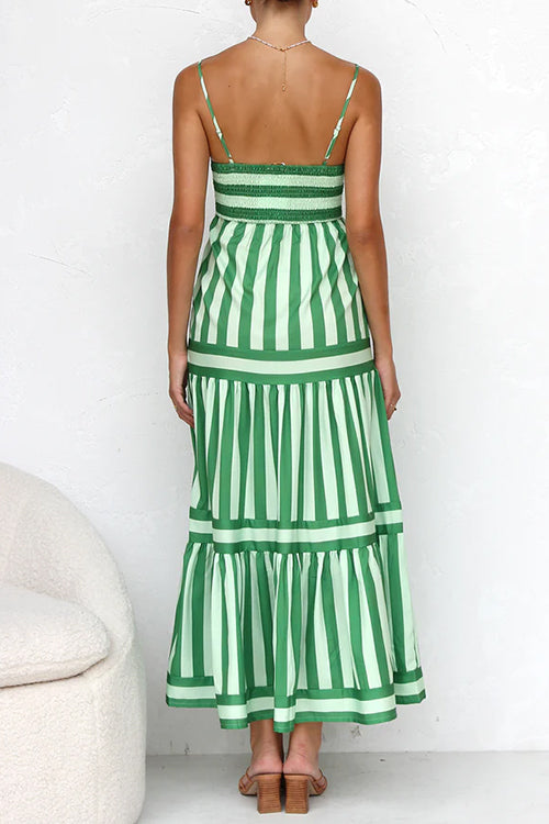 Christiane | Robe Maxi Rayée