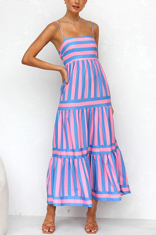 Christiane | Robe Maxi Rayée