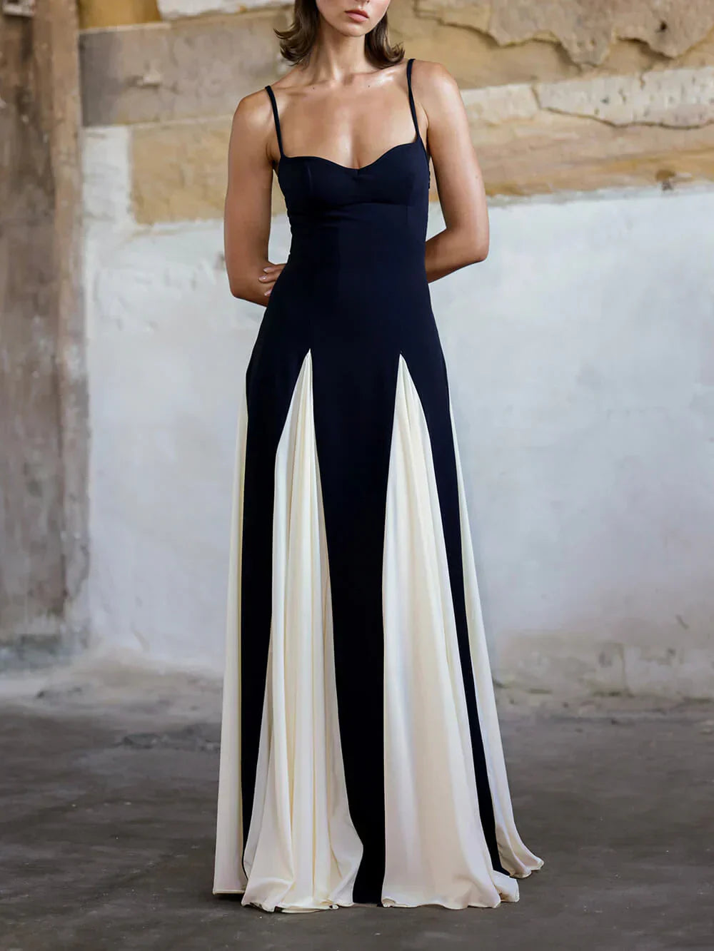 Claudine | Robe Maxi Swing de Fête