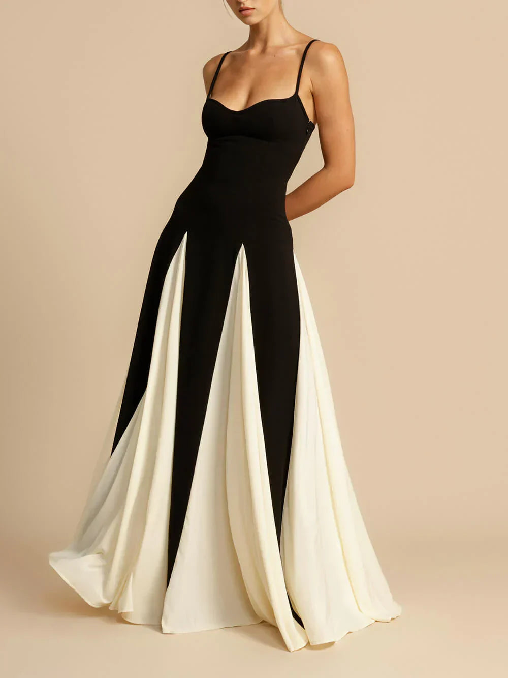 Claudine | Robe Maxi Swing de Fête