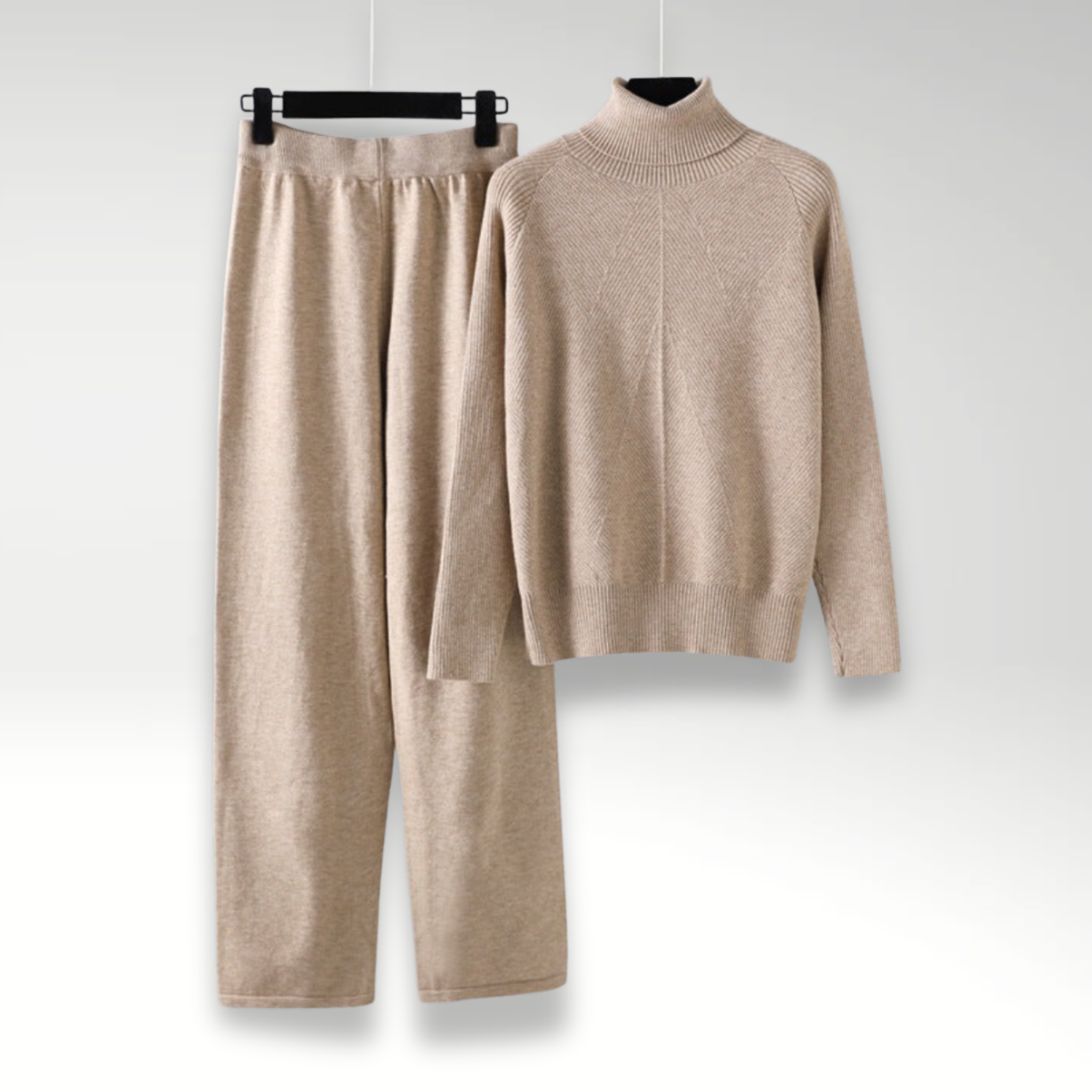 Laetitia | Ensemble deux pièces Lounge en tricot torsadé