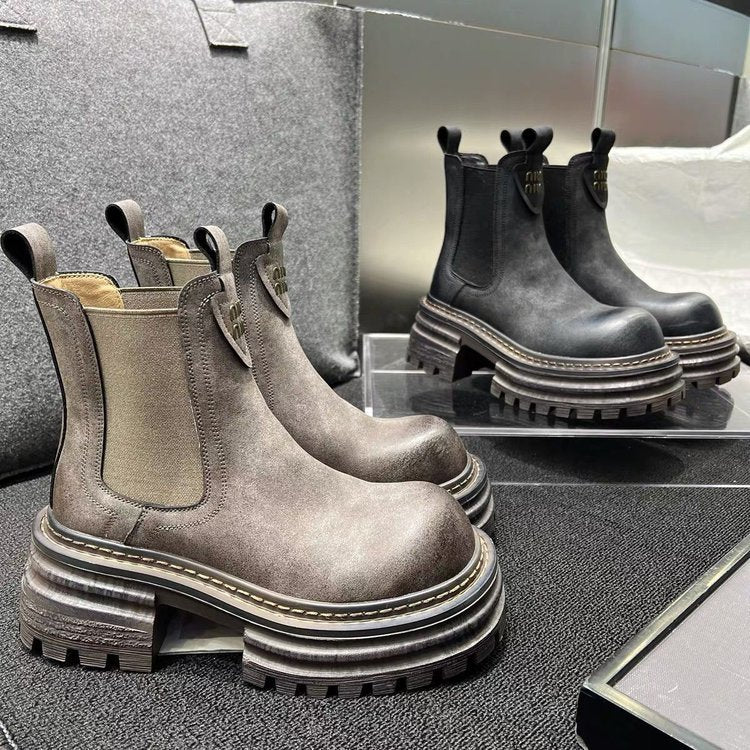 Sophie | Bottes Chunky à Plateforme
