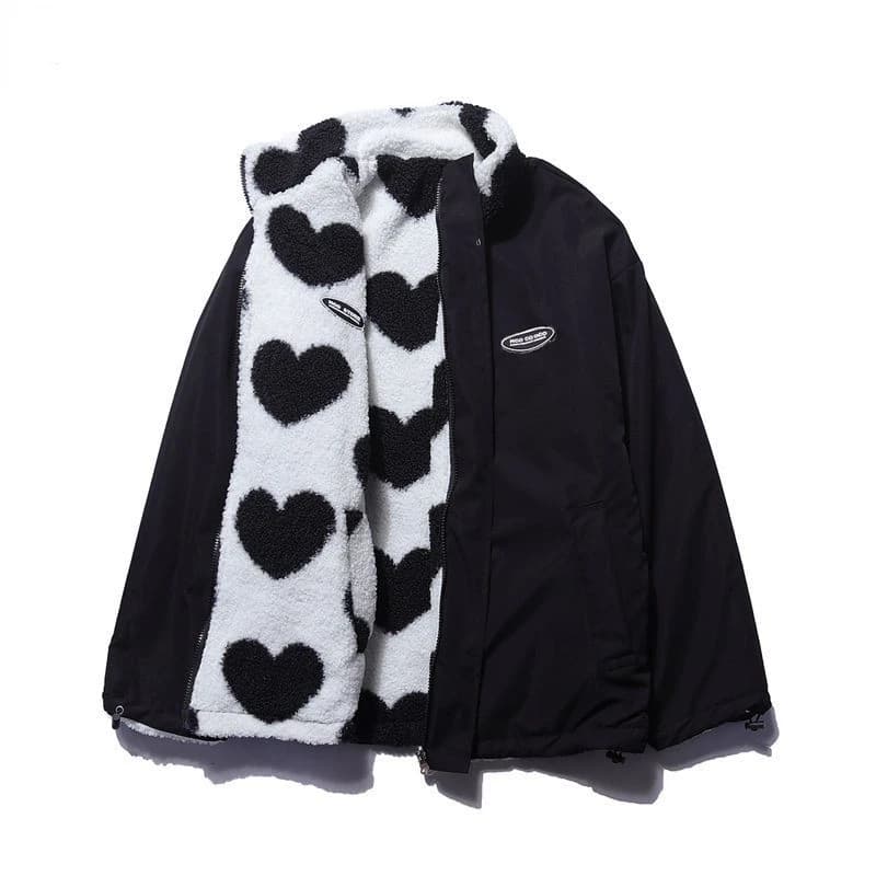 Géraldine | Veste à Coeur Réversible