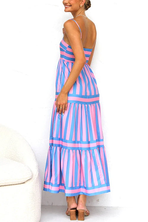 Christiane | Robe Maxi Rayée
