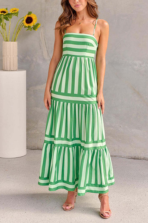 Christiane | Robe Maxi Rayée