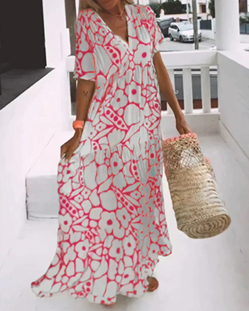 Solène™ | Robe Fleurie Bohème d’Été