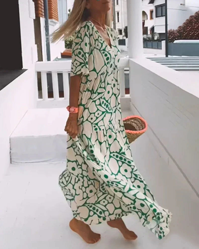 Solène™ | Robe Fleurie Bohème d’Été