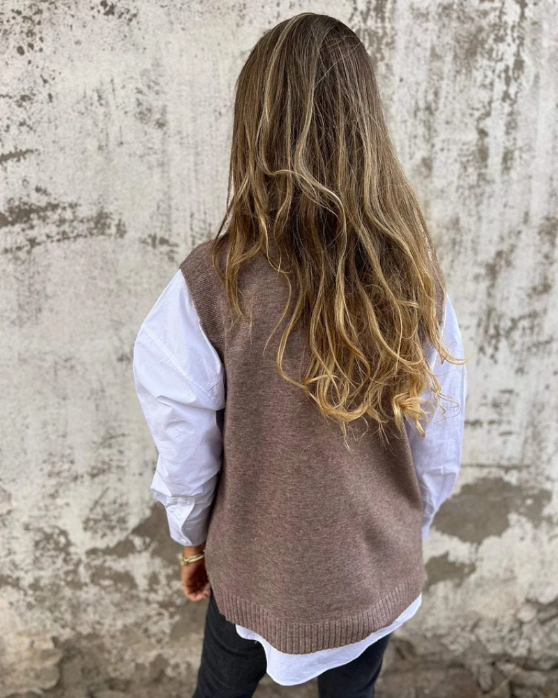 Elise™ | Le Pull Sans Manches Indispensable