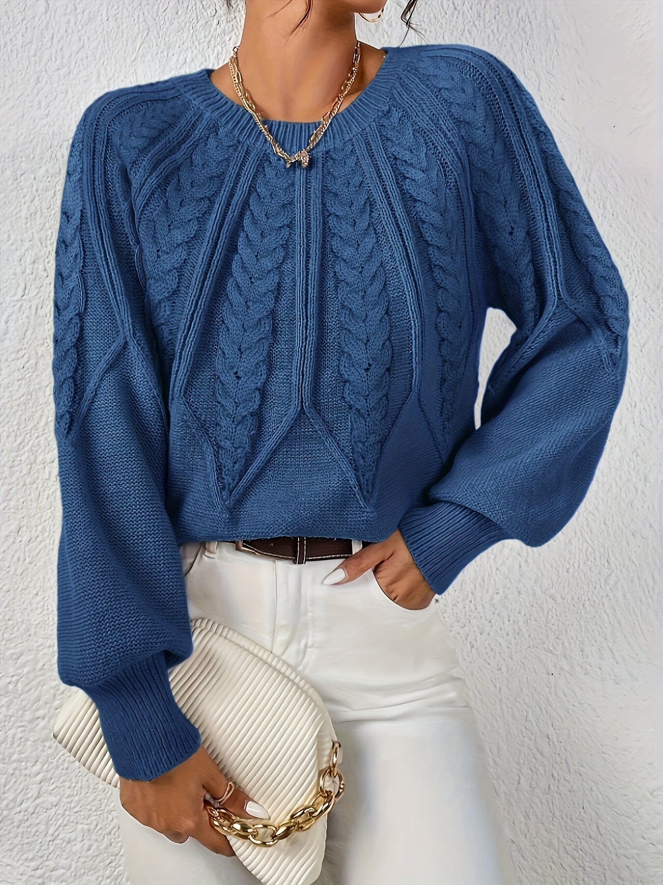 Paulette | Pull en Tricot de Luxe