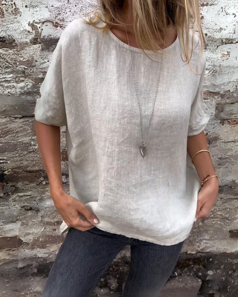 Julie™ | Le Haut en Lin Incontournable