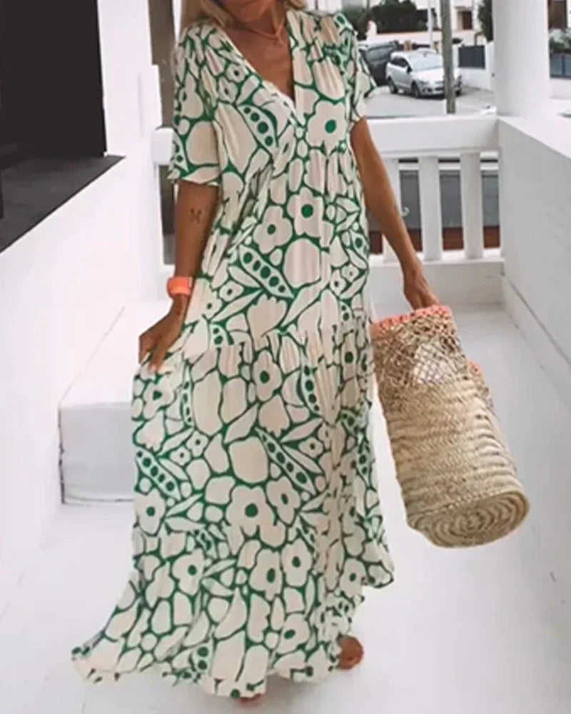Solène™ | Robe Fleurie Bohème d’Été
