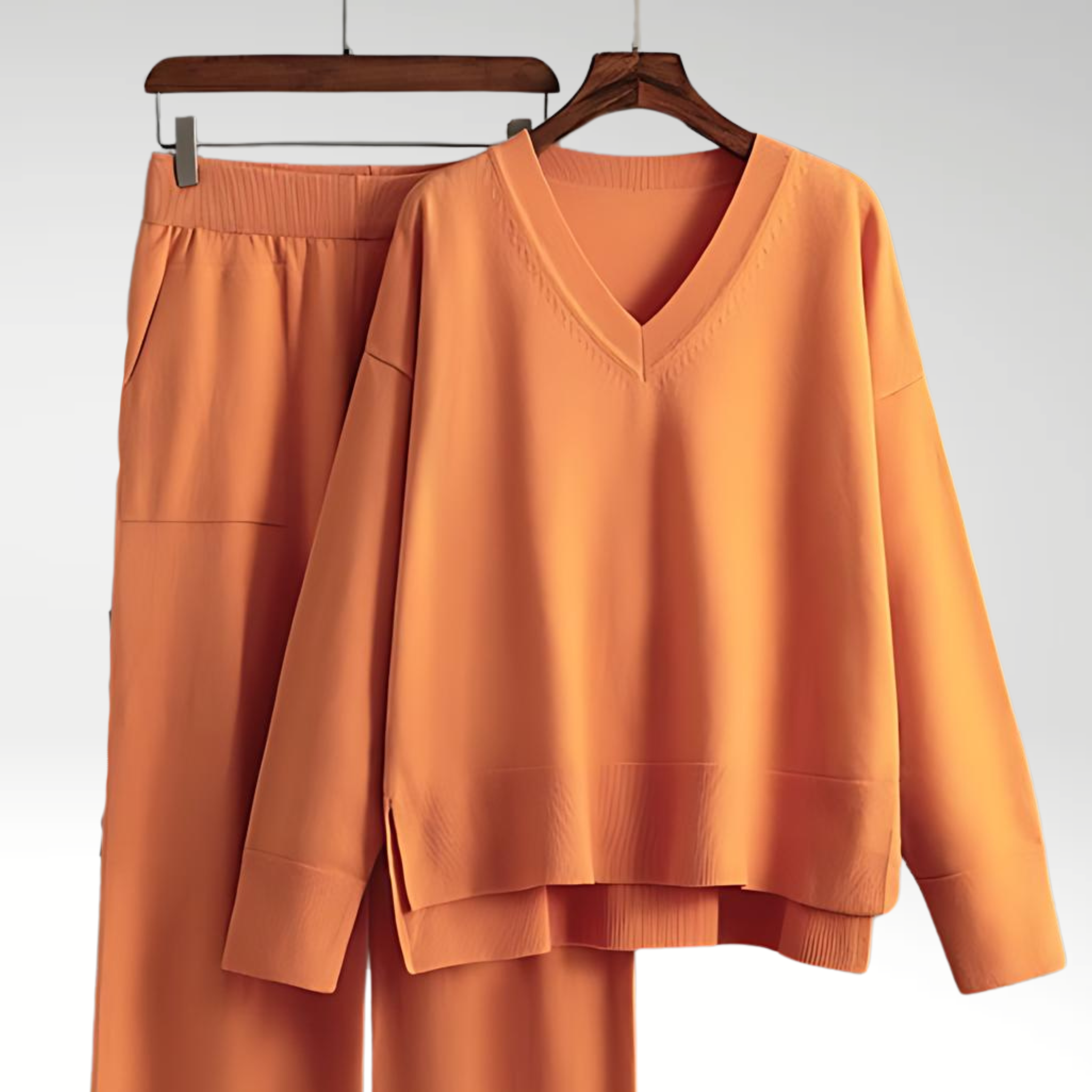 Josette | Luxe Ensemble deux pièces col V