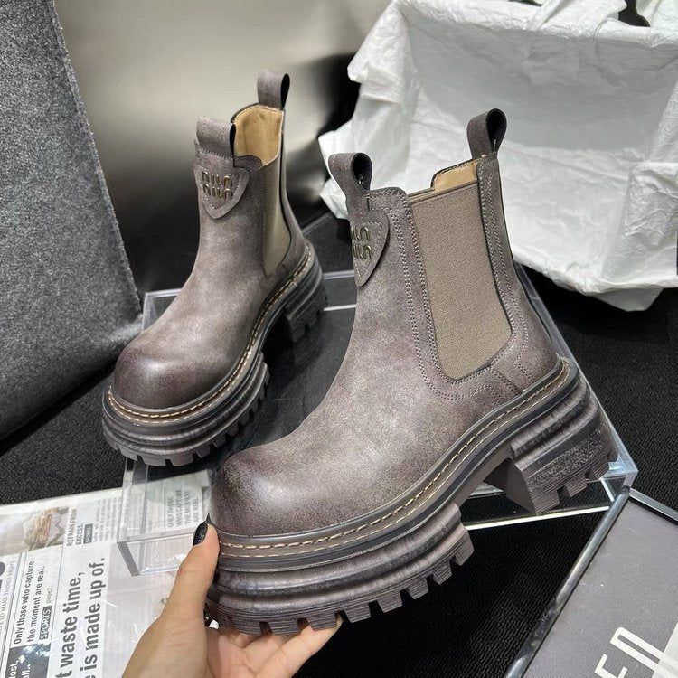 Sophie | Bottes Chunky à Plateforme