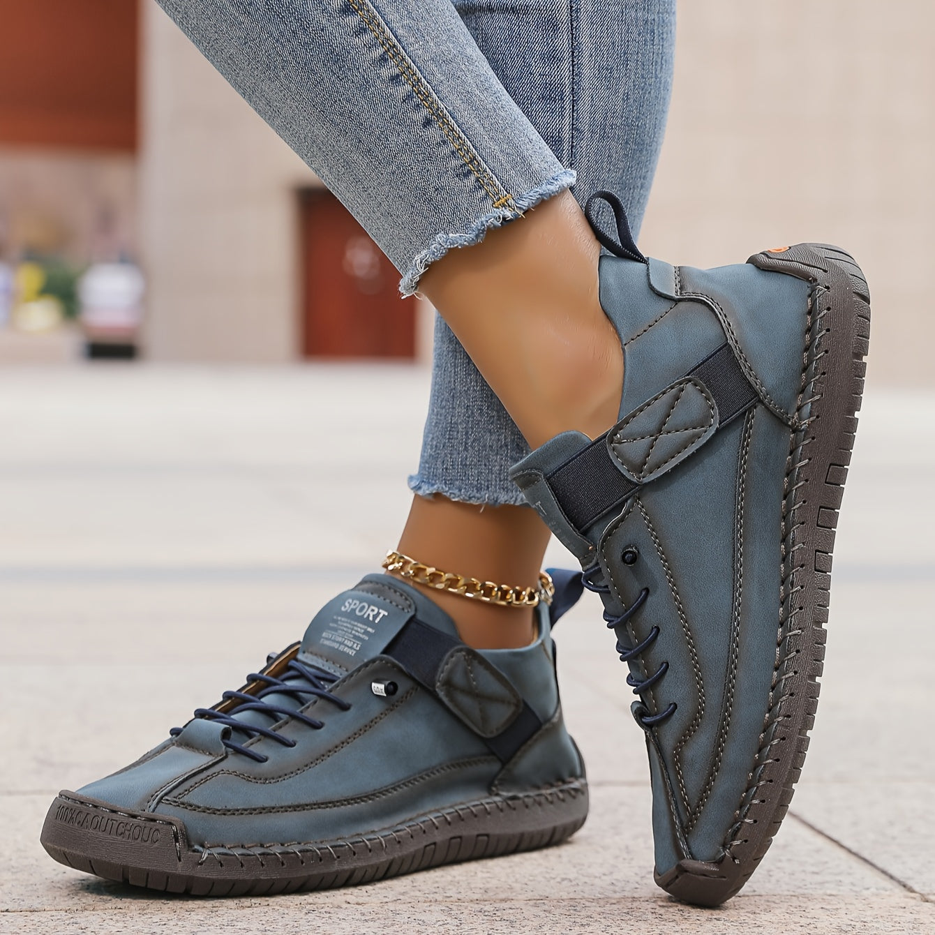 Margaux™ - Chaussures Orthopédiques en Cuir à Cheville