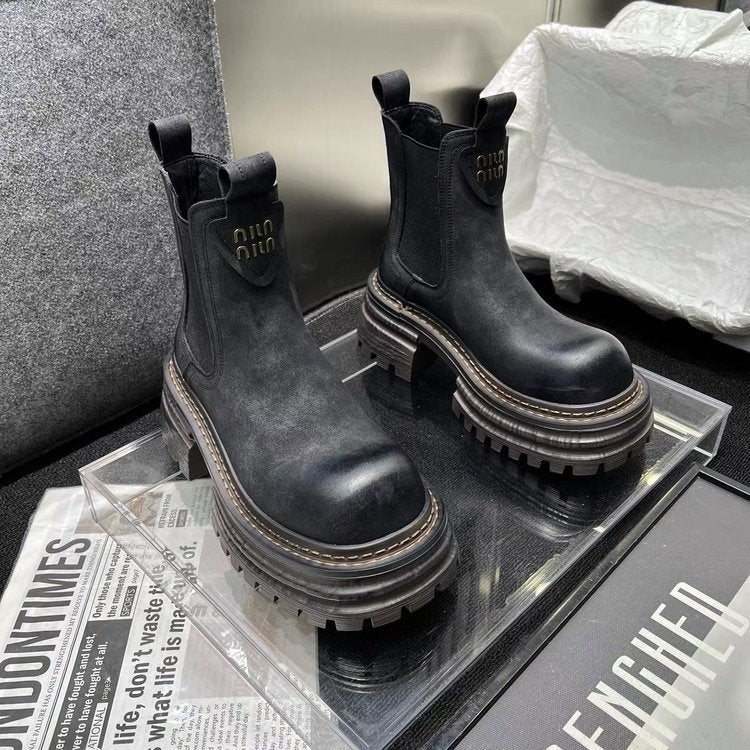 Sophie | Bottes Chunky à Plateforme