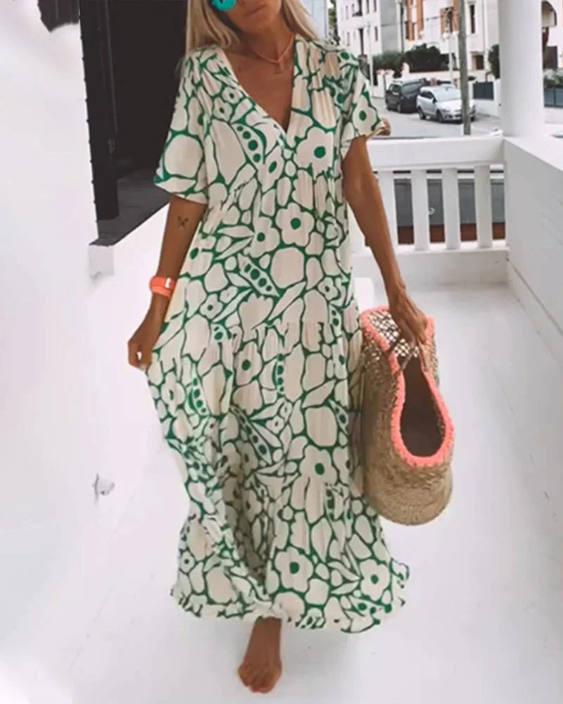 Solène™ | Robe Fleurie Bohème d’Été