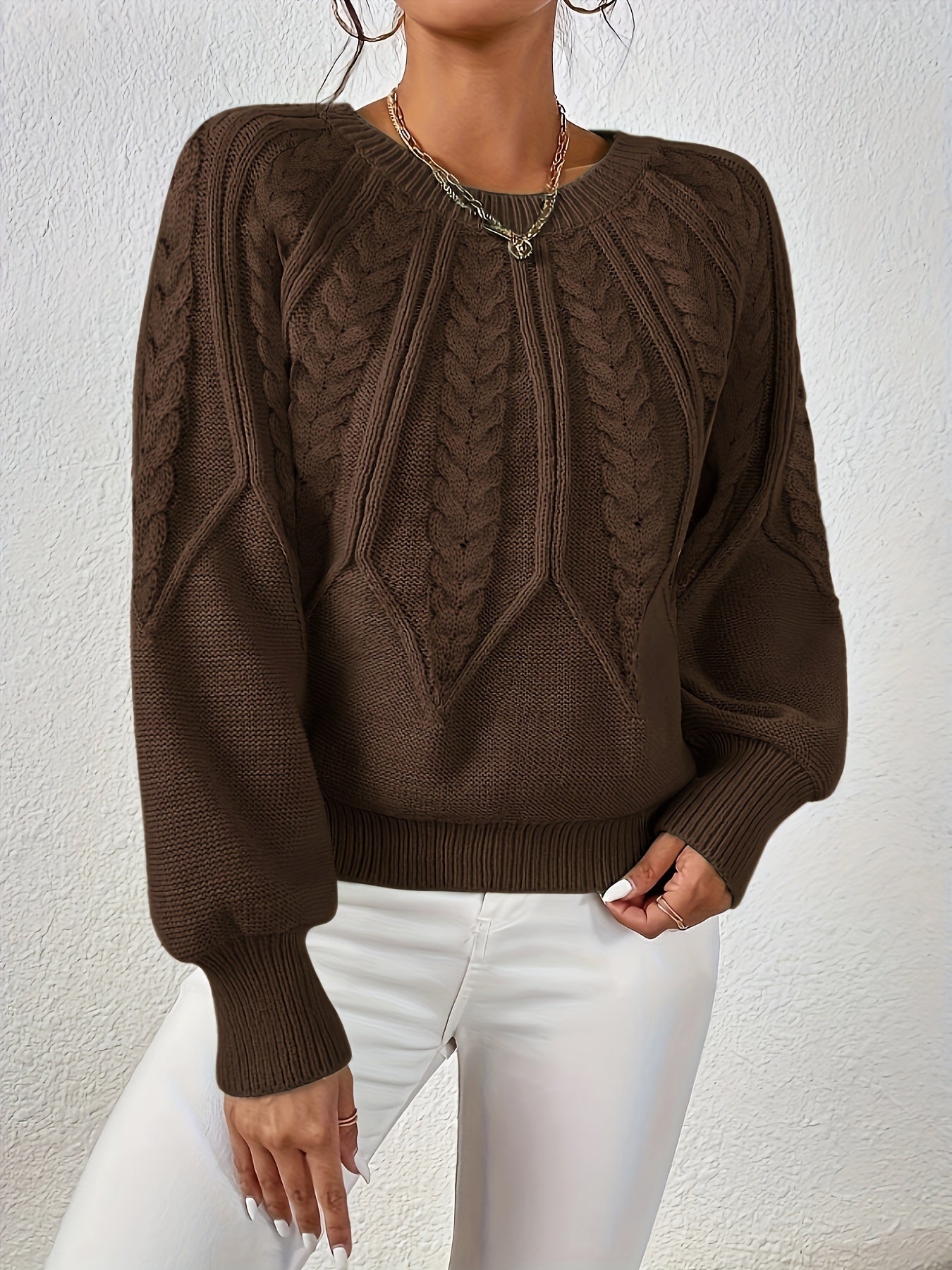 Paulette | Pull en Tricot de Luxe