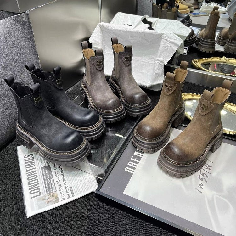 Sophie | Bottes Chunky à Plateforme