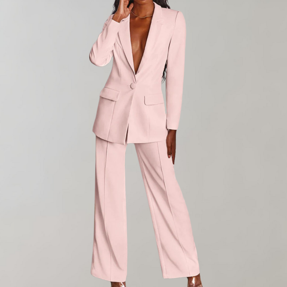 Lucette | Ensemble Blazer et Pantalon Élégant