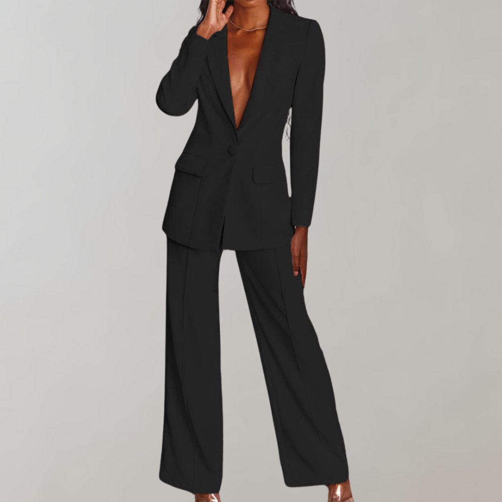 Lucette | Ensemble Blazer et Pantalon Élégant
