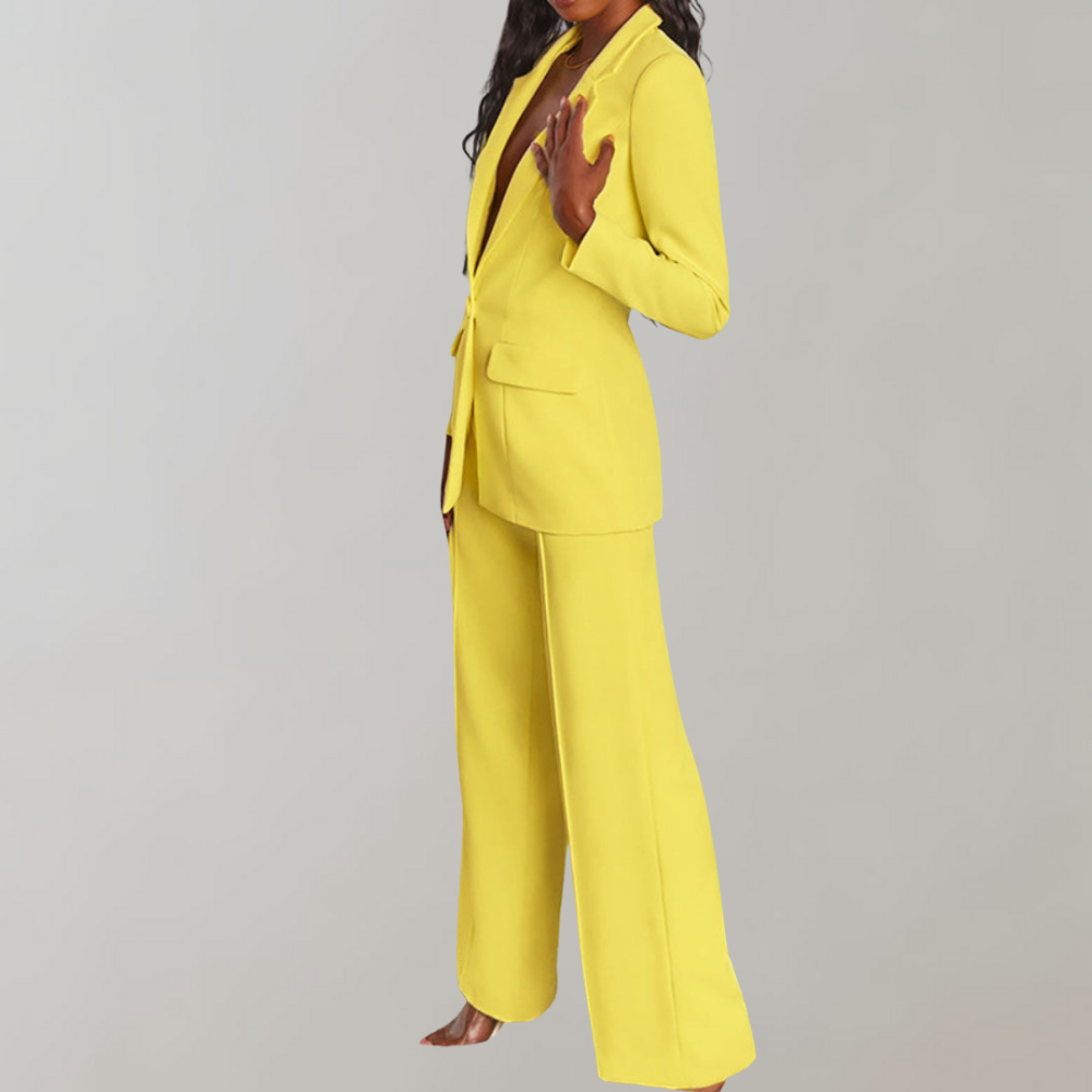 Lucette | Ensemble Blazer et Pantalon Élégant