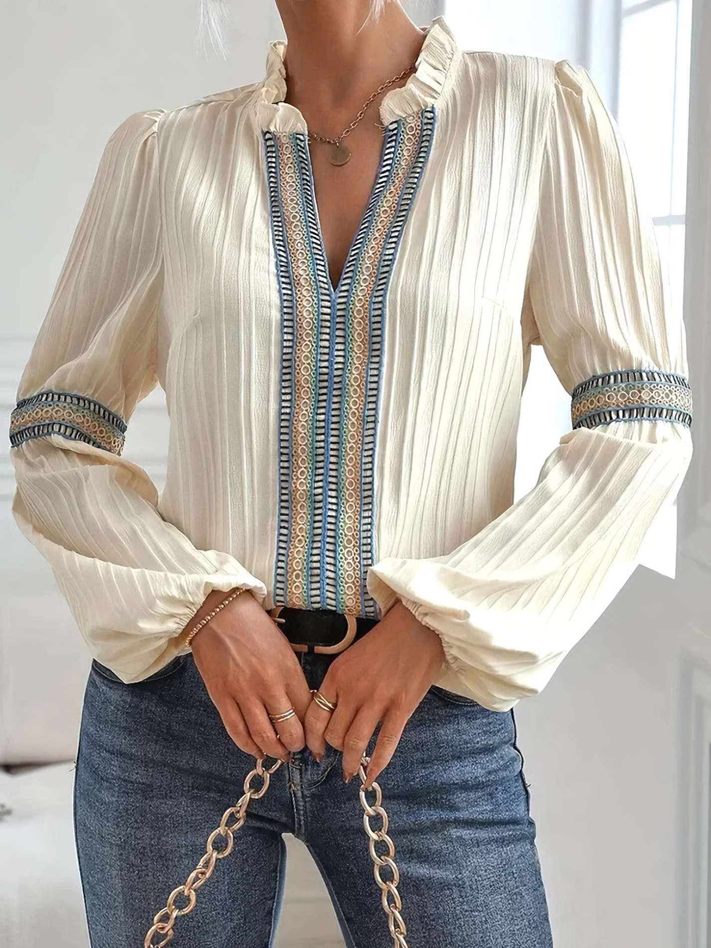 Aurore | Blouse en Dentelle