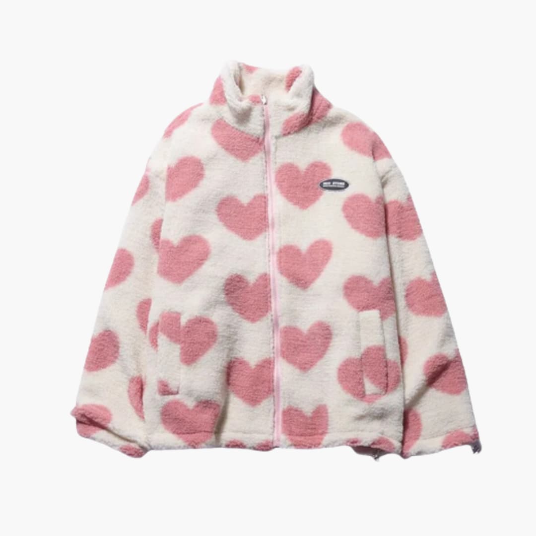 Géraldine | Veste à Coeur Réversible