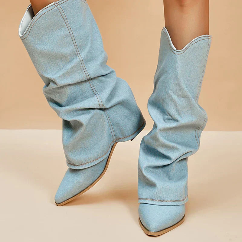 Suzanne | Bottes en Jean Hautes