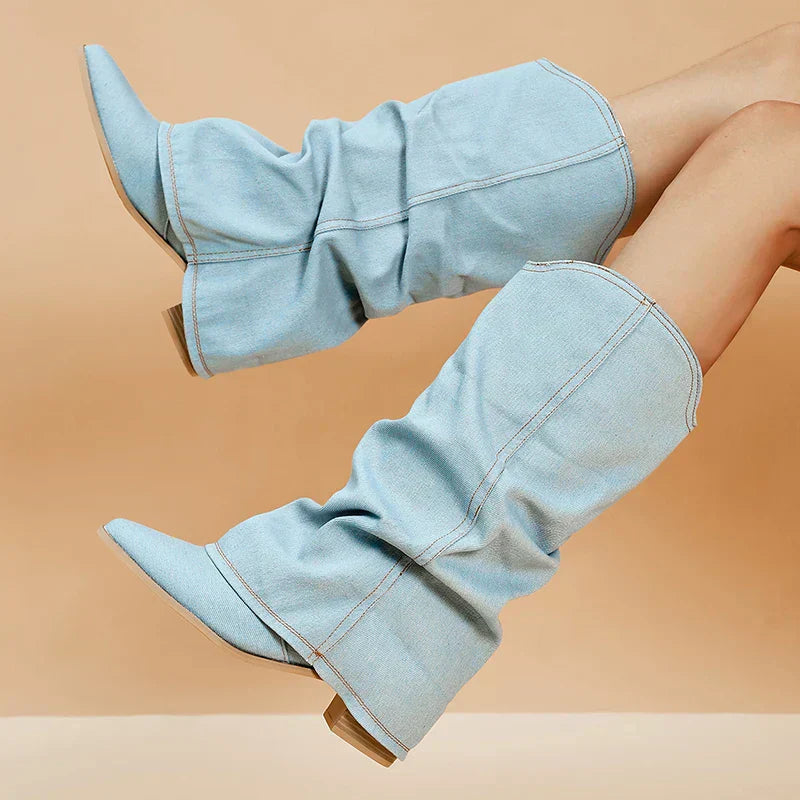 Suzanne | Bottes en Jean Hautes