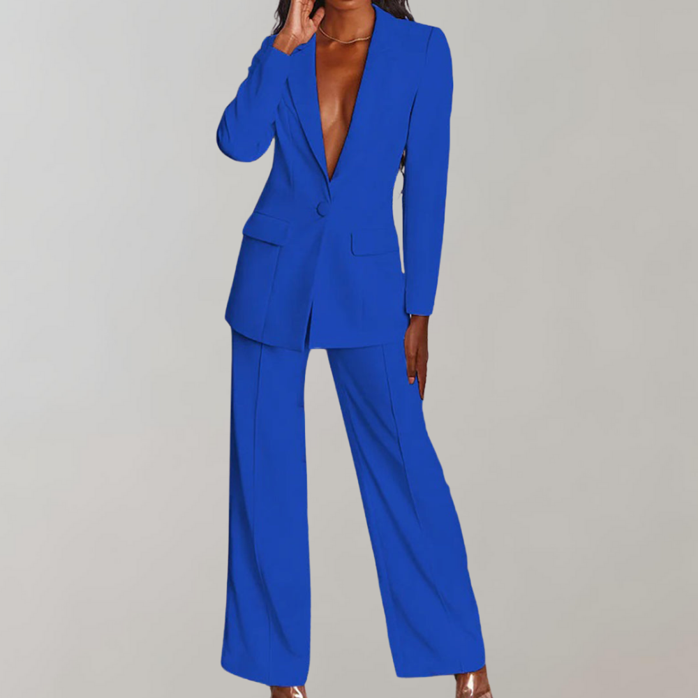 Lucette | Ensemble Blazer et Pantalon Élégant