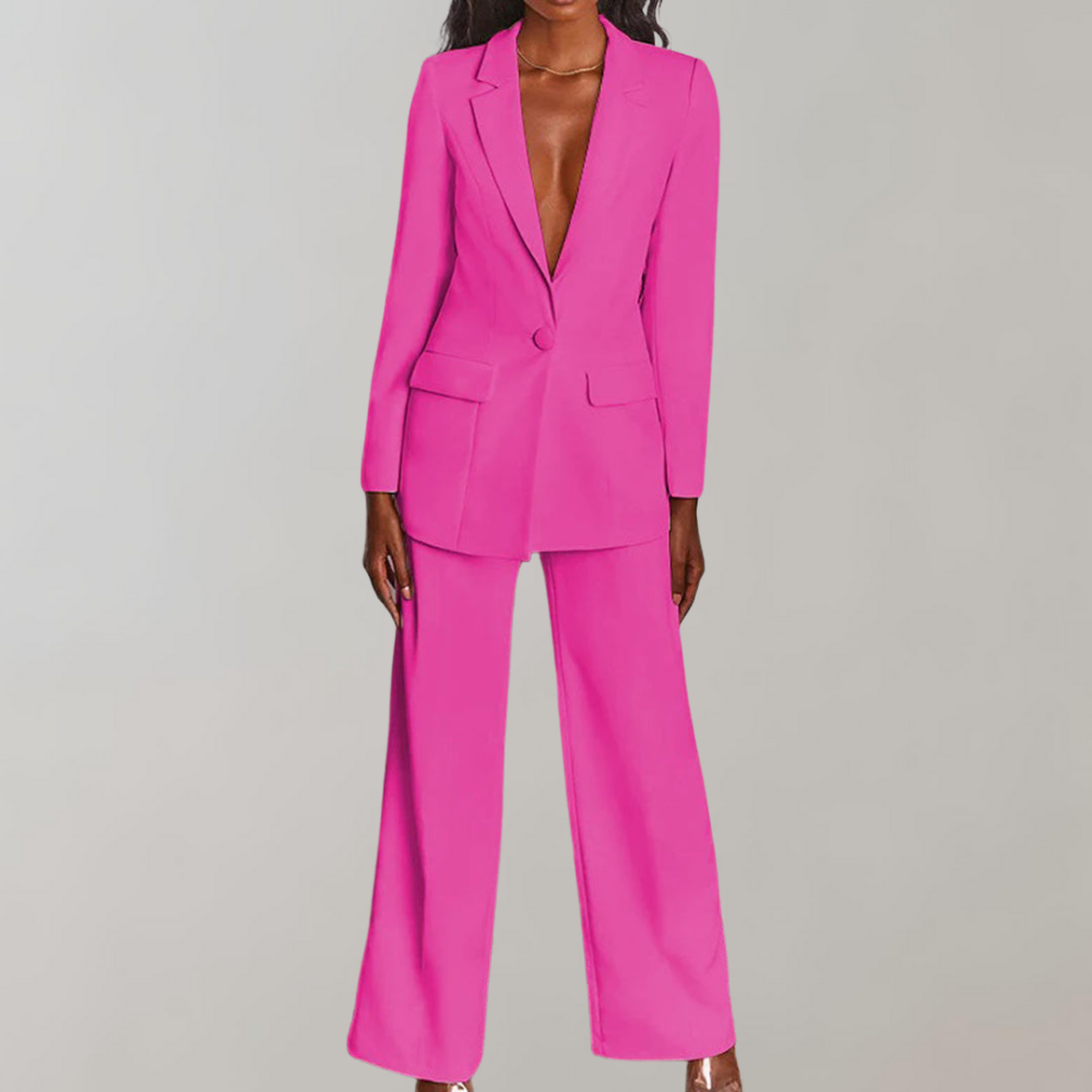 Lucette | Ensemble Blazer et Pantalon Élégant