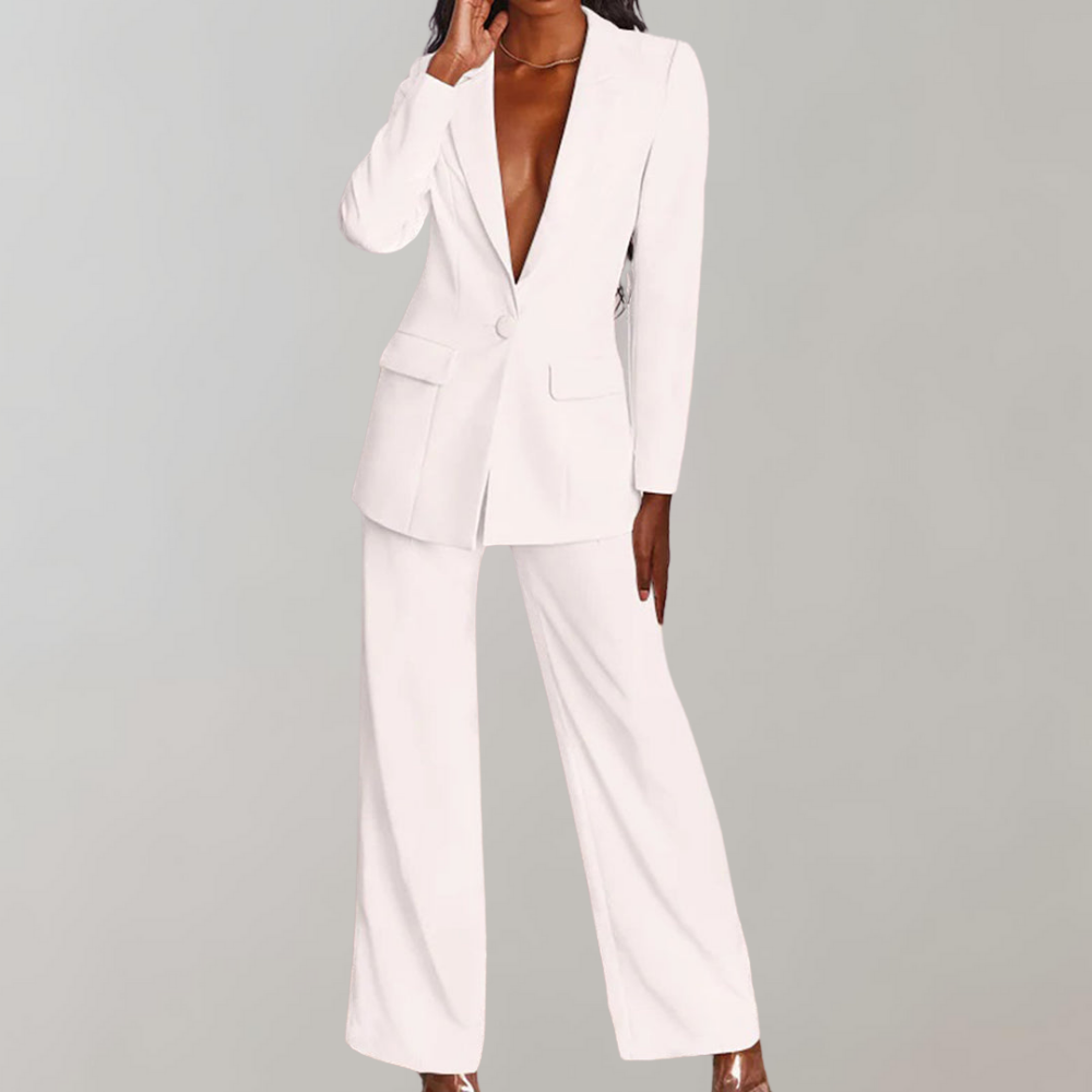 Lucette | Ensemble Blazer et Pantalon Élégant