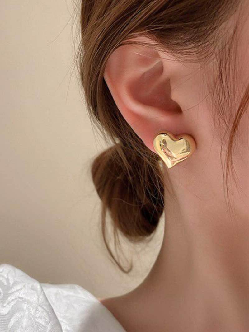 Brigitte | Boucles d'oreilles cœur bébé