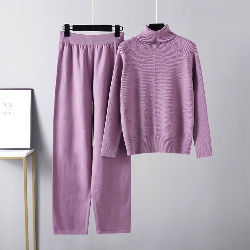 Laetitia | Ensemble deux pièces Lounge en tricot torsadé