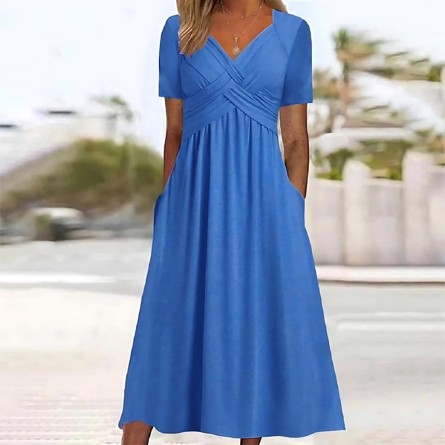 Nadine - Robe longue stylée