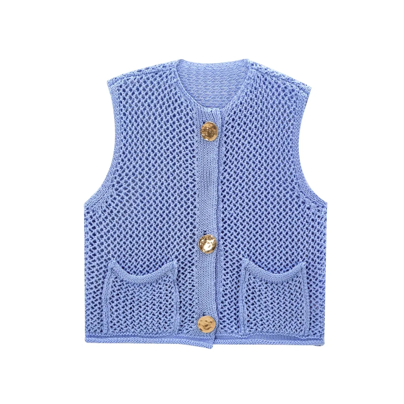 Eleanor | Le Gilet Boutonné Tricoté