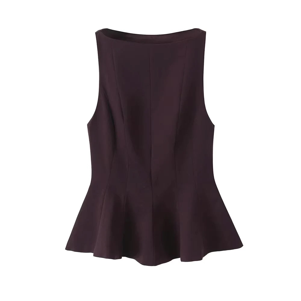 Celeste | Le Gilet Peplum