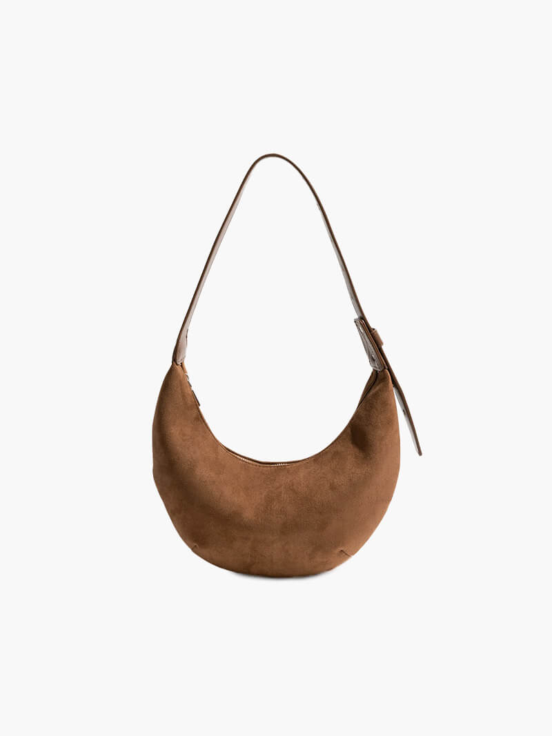 Coralie | Sac Demi-Lune en Suédine