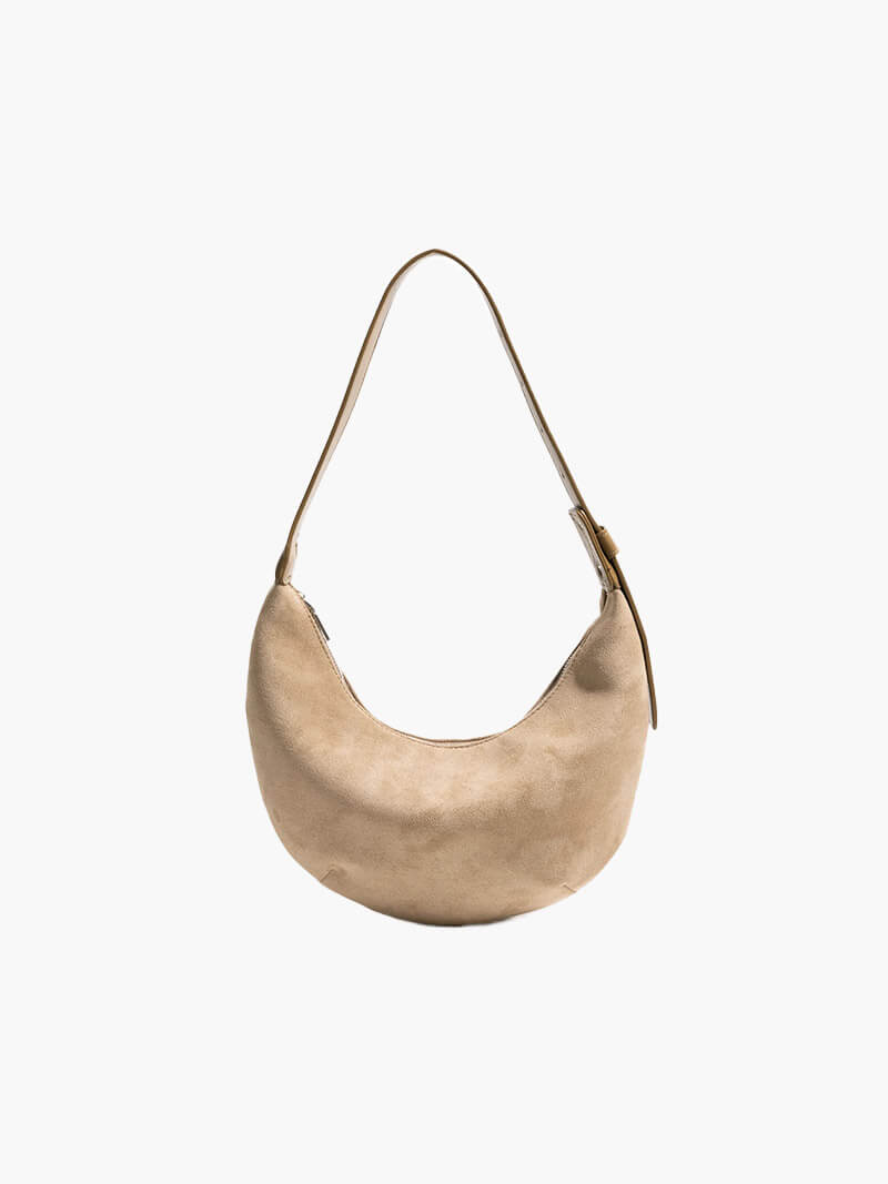 Coralie | Sac Demi-Lune en Suédine