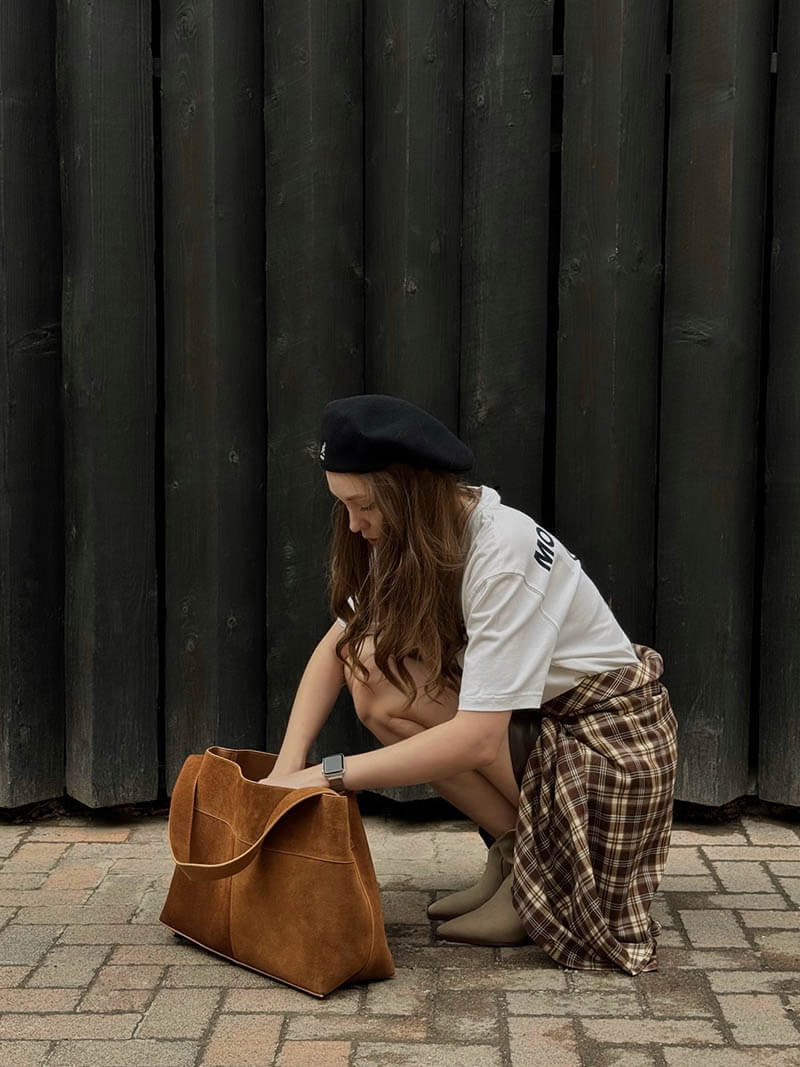 Angélique | Sac en faux suède