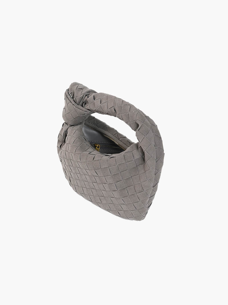Anémone | Mini sac en daim tissé