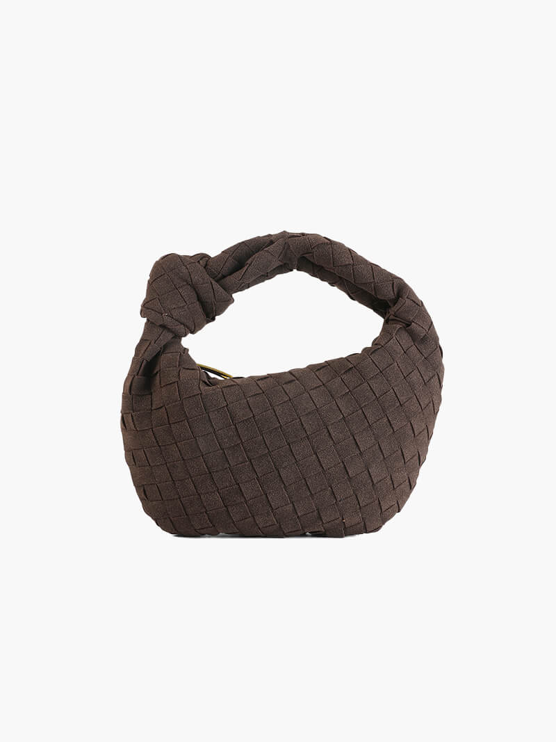 Anémone | Mini sac en daim tissé