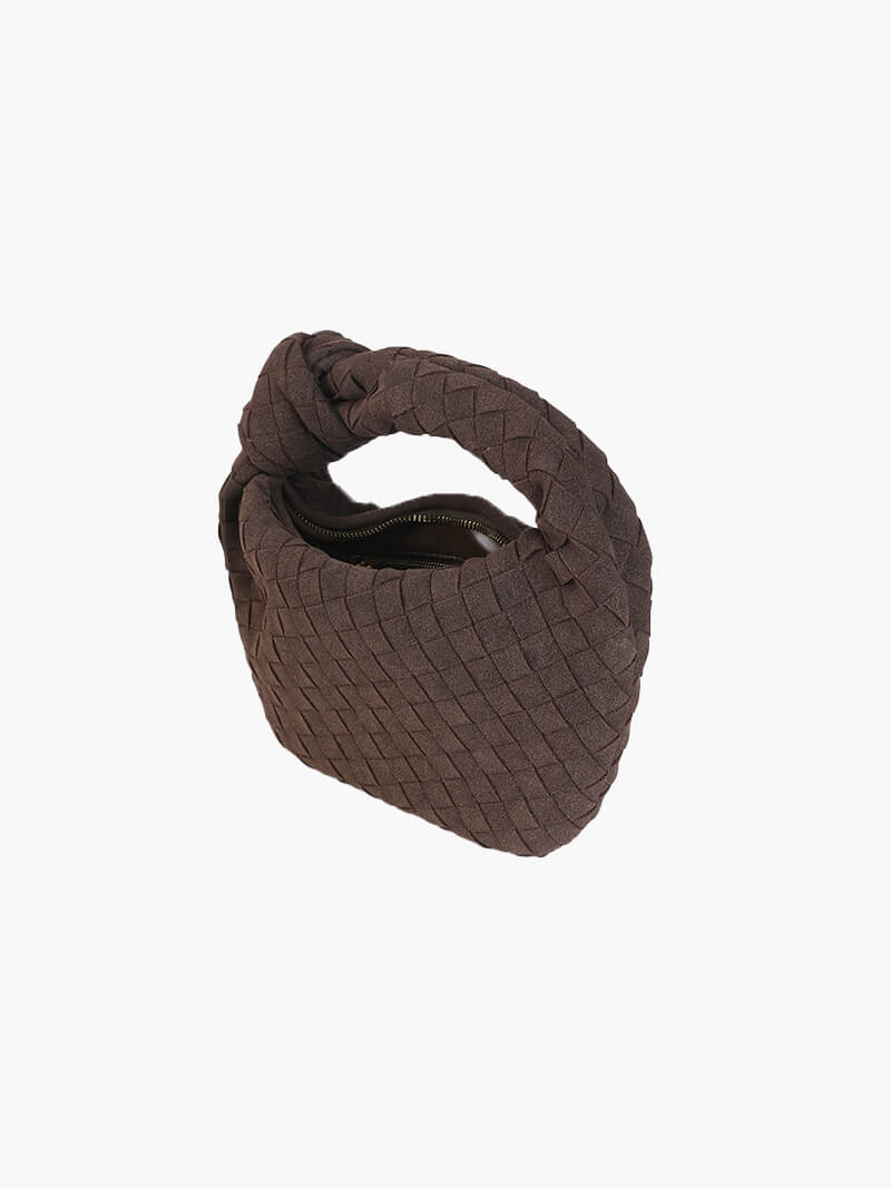 Anémone | Mini sac en daim tissé