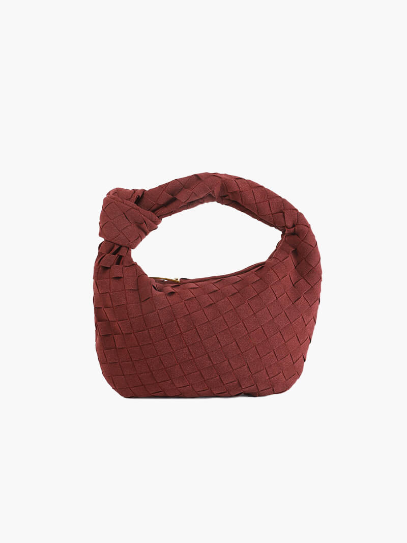 Anémone | Mini sac en daim tissé
