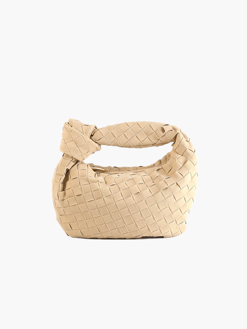 Anémone | Mini sac en daim tissé