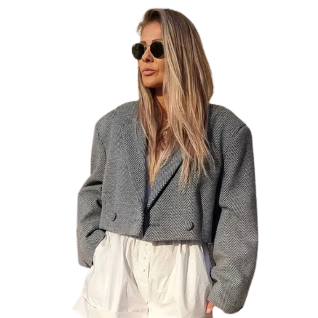 Marie-France | Veste Courte à Col V